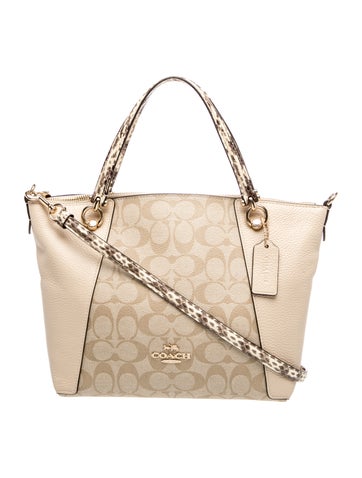 Coach Canvas Top Handle Bag
