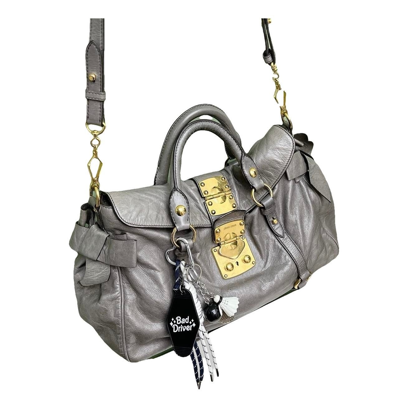 Matelassé leather crossbody bag