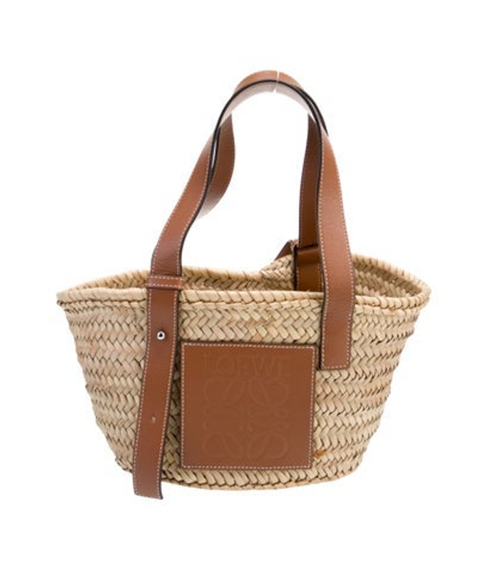 Loewe Raffia Basket Small