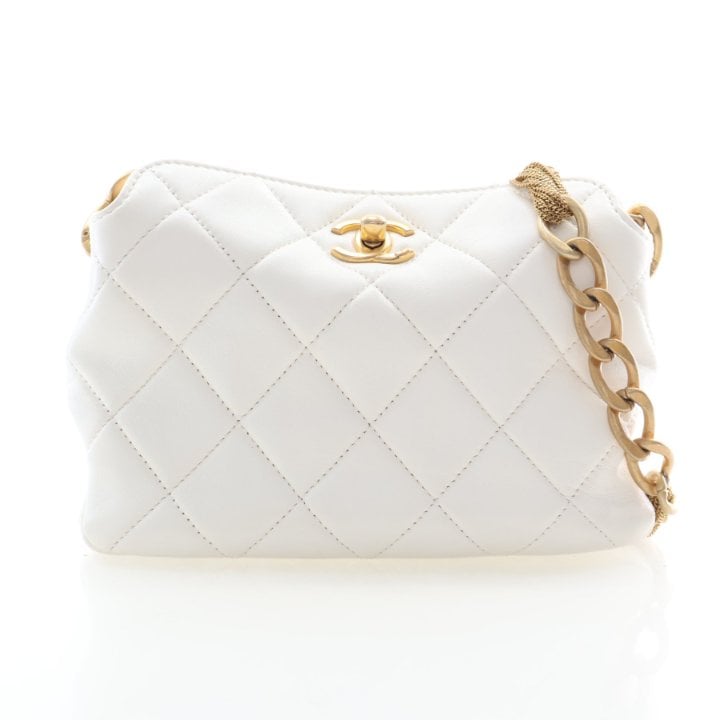 Chanel Small Calfskin CC Hobo
