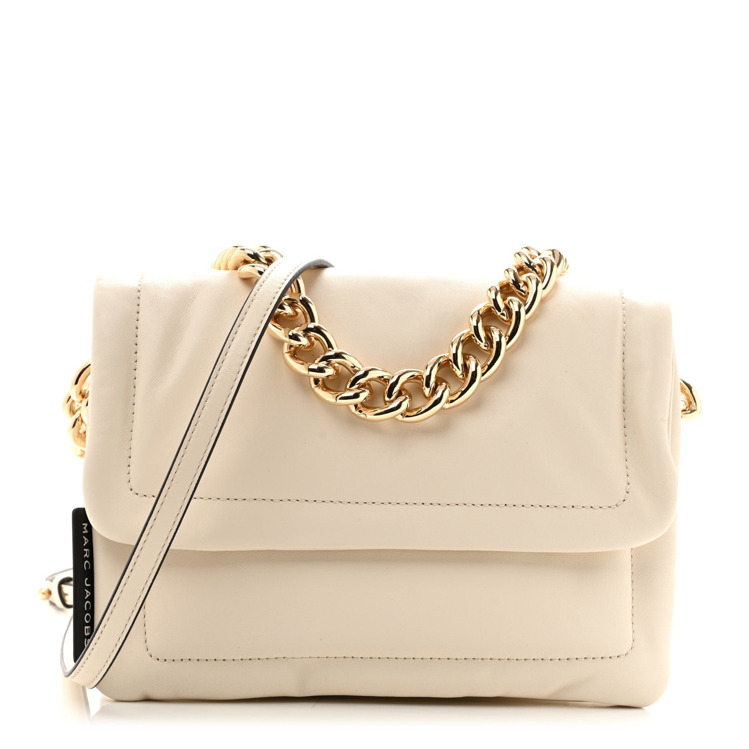 Marc Jacobs Lambskin The Pillow Bag Marshmallow