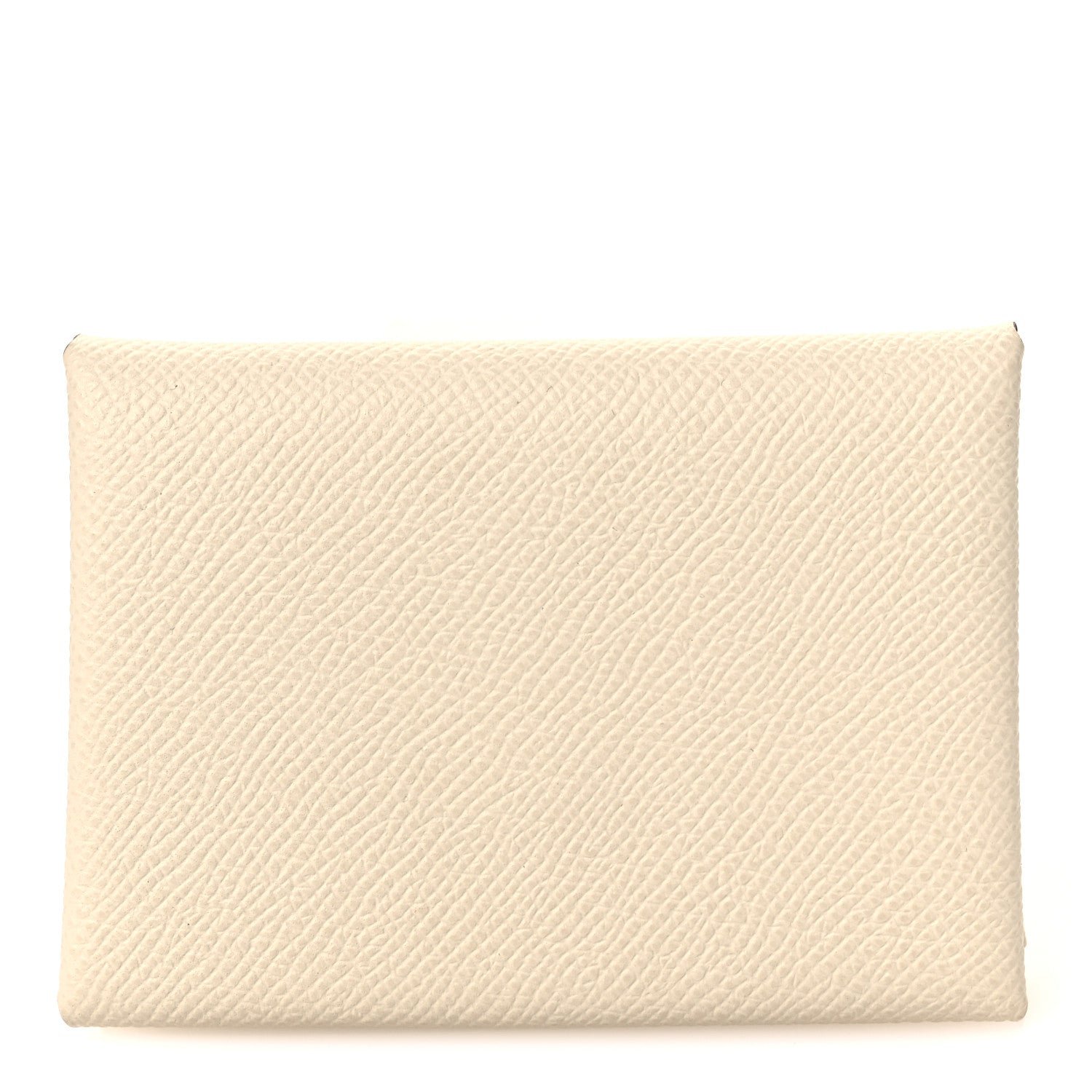 Hermes Epsom Calvi Duo Card Case Craie