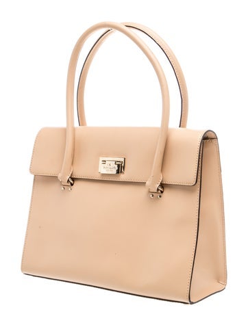 Leather Top Handle Bag