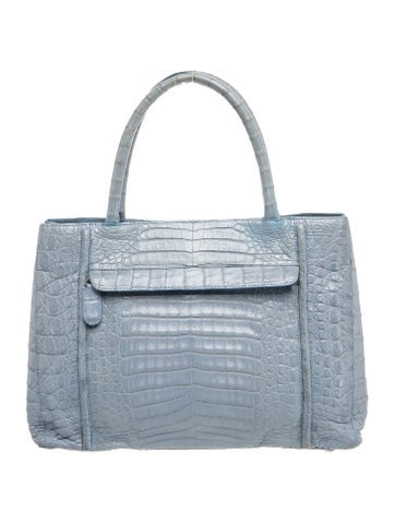 Crocodile Top Handle Bag