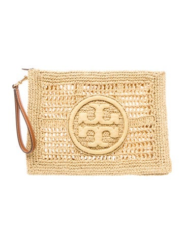 Raffia Clutch