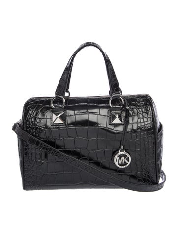 Leather Top Handle Bag