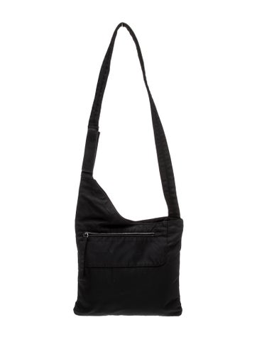 Enameled Metal Triangle Messenger Bag