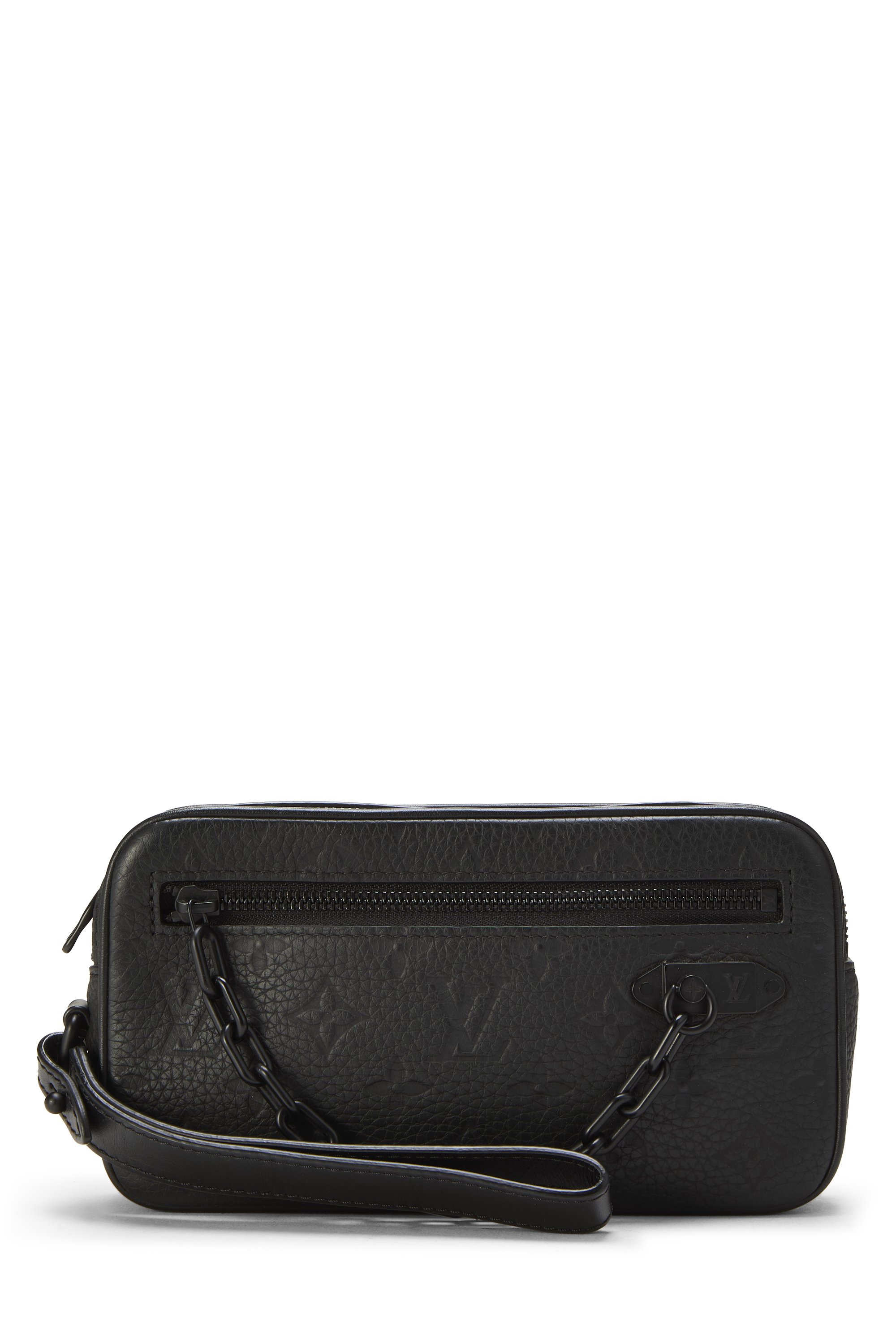 Black Monogram Taurillon Pochette Volga