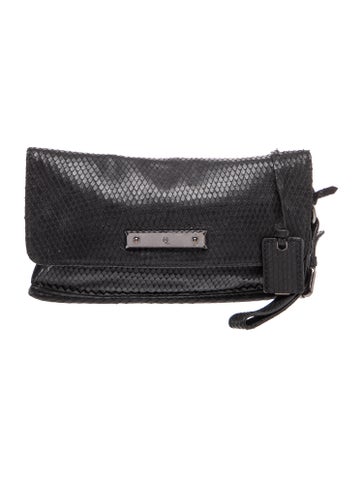 Snakeskin Clutch