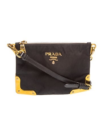 City Calf Leather Nylon Crossbody Bag