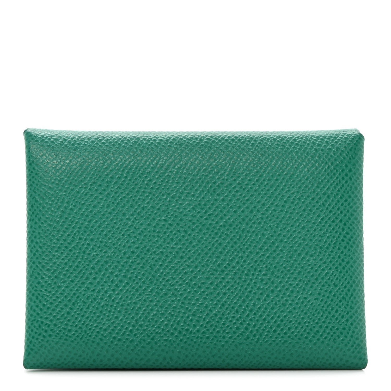Hermes Epsom Calvi Duo Card Case Vert Jade