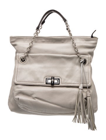 Leather Top Handle Bag