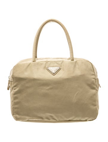 Tessuto Nylon Top Handle Bag