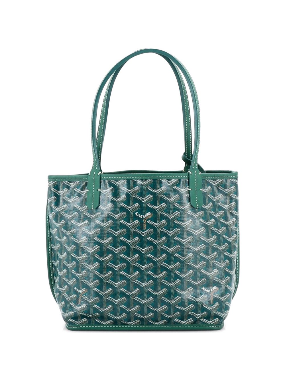Anjou Reversible Tote Coated Canvas Mini satchel