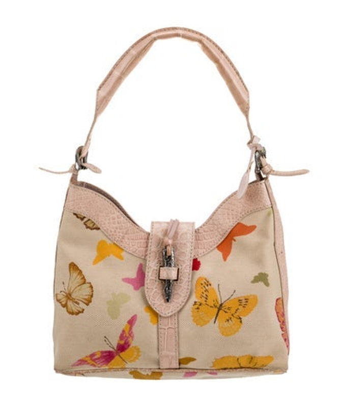 Valentino Canvas Shoulder Bag