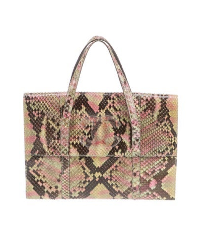 Chanel Python Cc Handle Bag