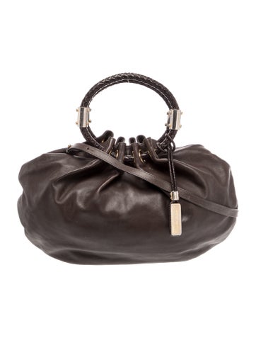 Leather Top Handle Bag