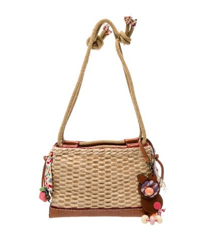 Marni Raffia Shoulder Bag