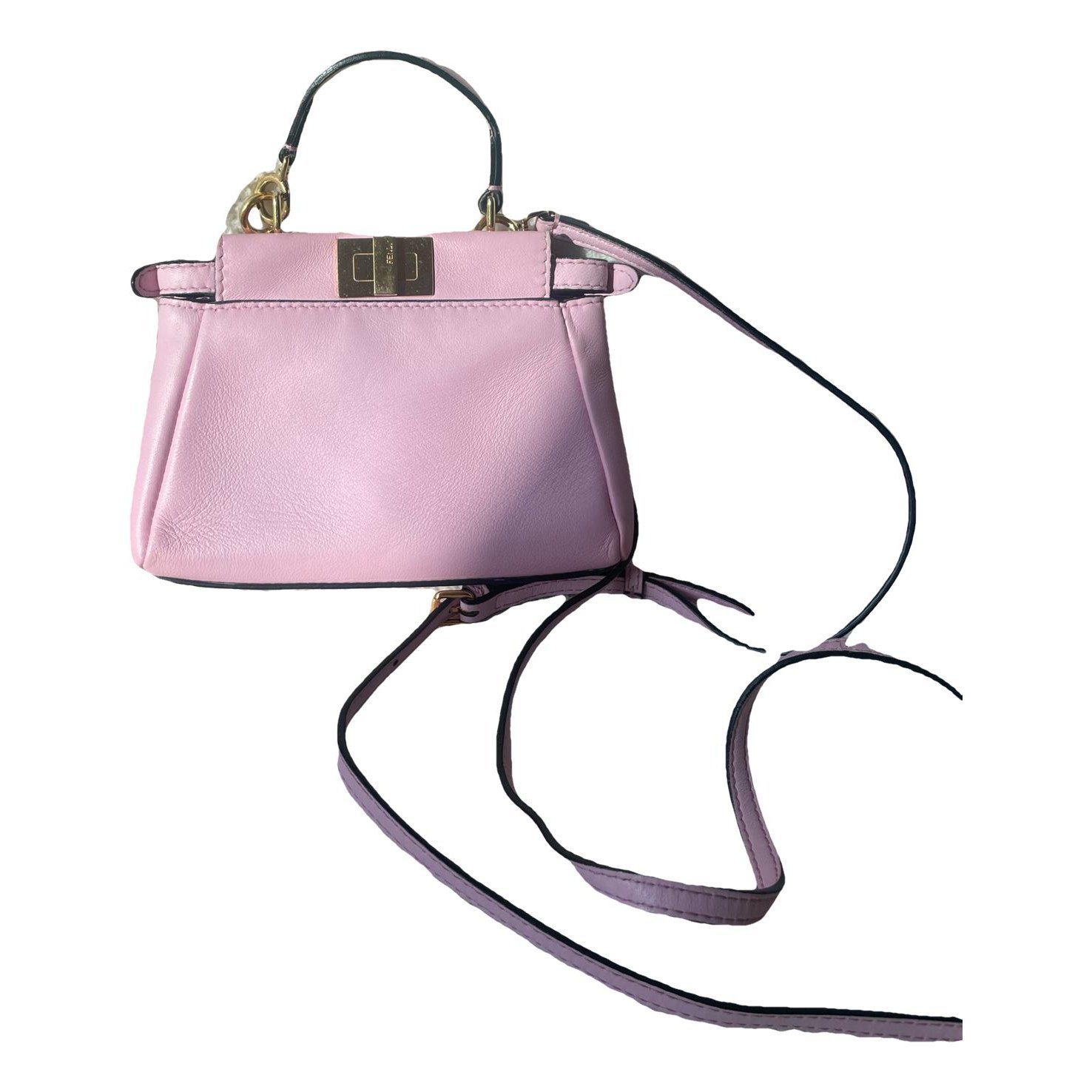 Peekaboo leather handbag