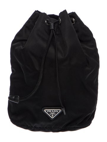 Enameled Metal Triangle Drawstring Wristlet