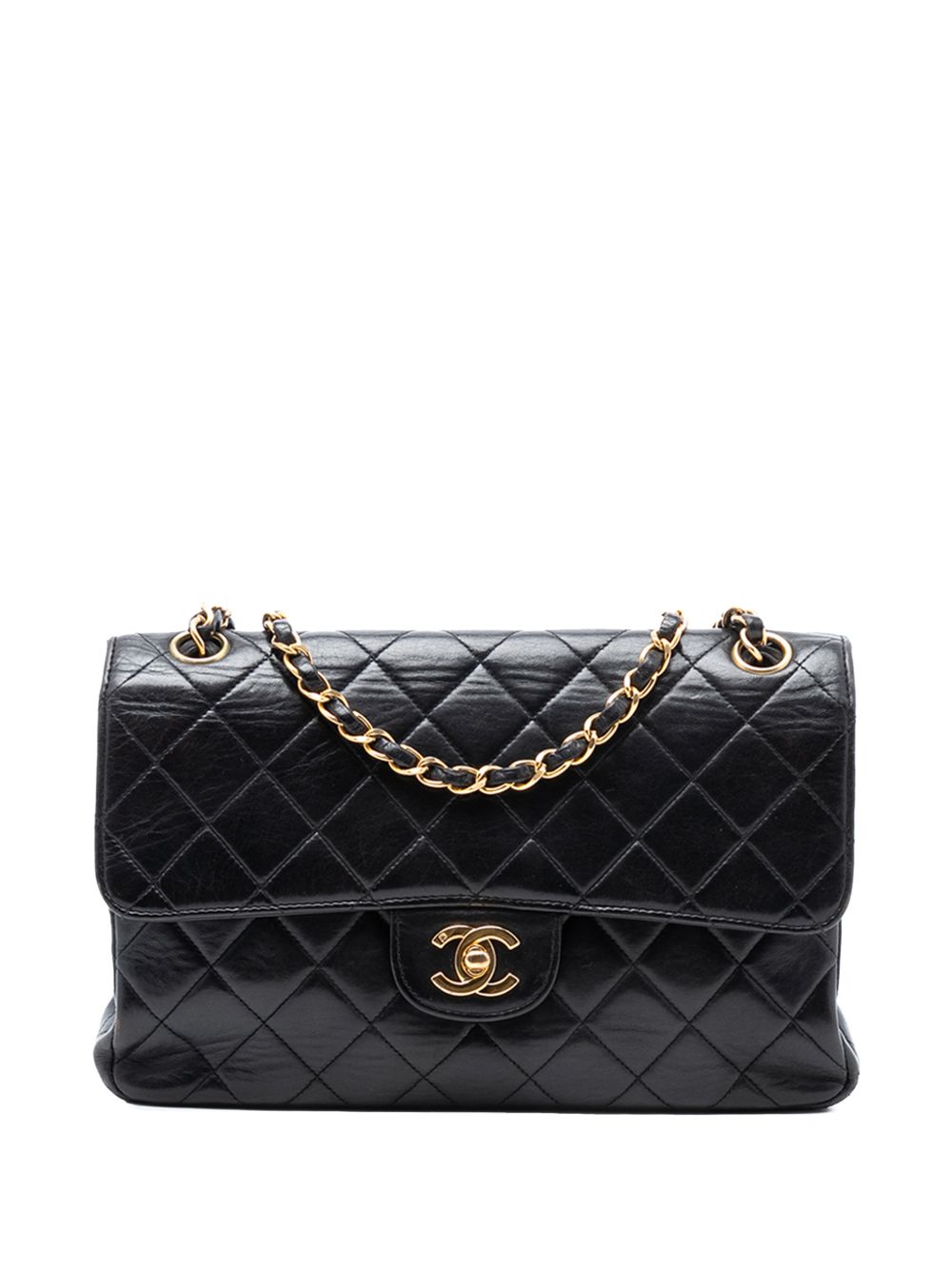 1996-1997 Medium Quilted Lambskin Double Sided Flap shoulder bag