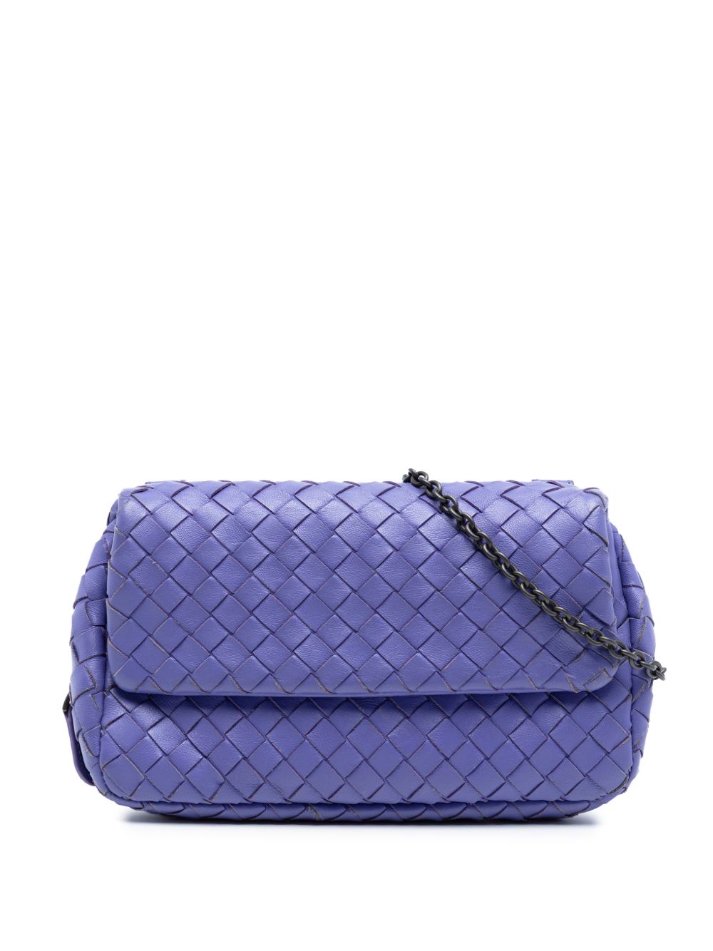 2012-2025 Mini Nappa Intrecciato Expandable Chain Flap crossbody bag