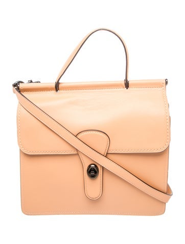 Leather Top Handle Bag