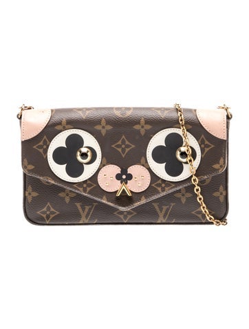 LV Monogram Valentine Dog Pochette Felicie