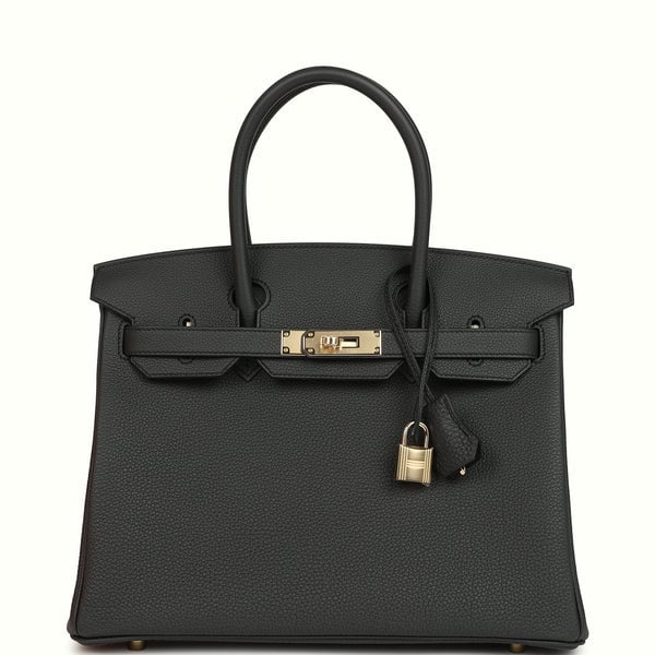 Hermes Hermes Birkin 30 Plomb Togo Permabrass Hardware