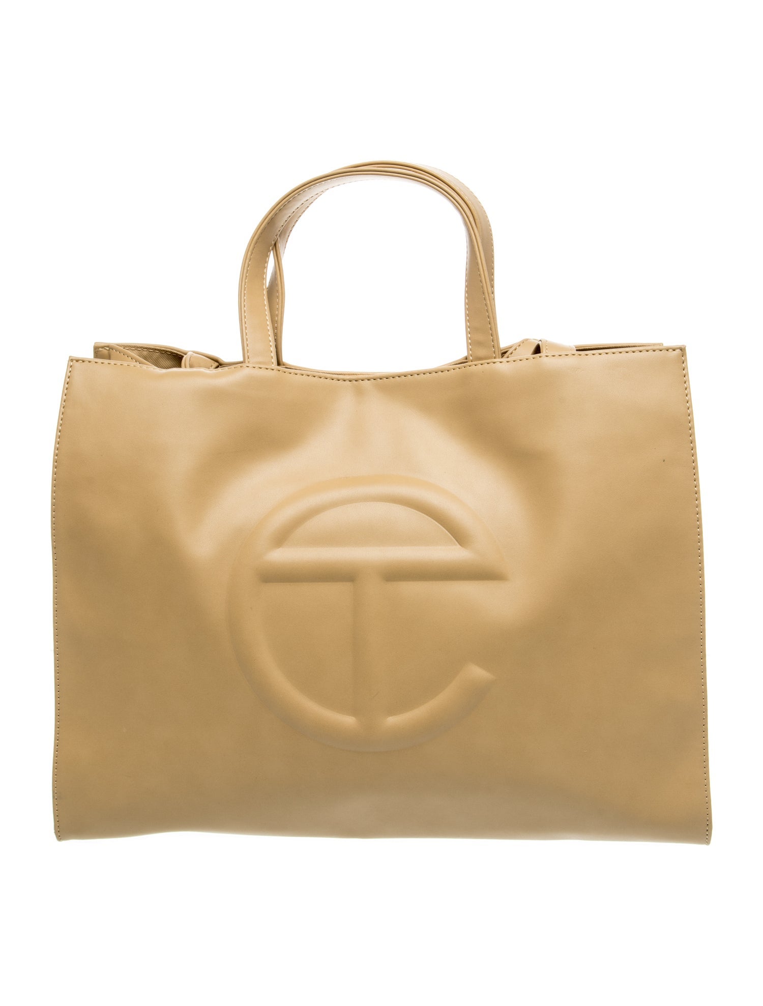 Vegan Leather Shopping Tote Medium