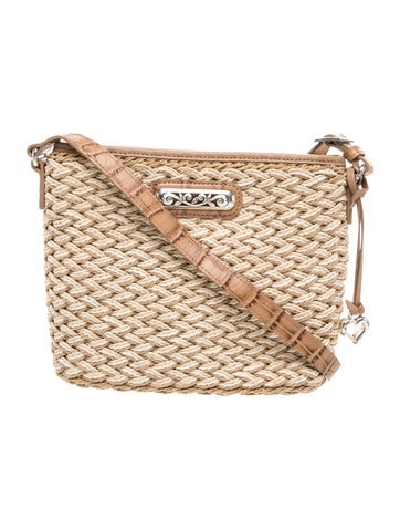 Raffia Messenger Bag