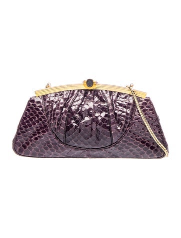 Snakeskin Clutch
