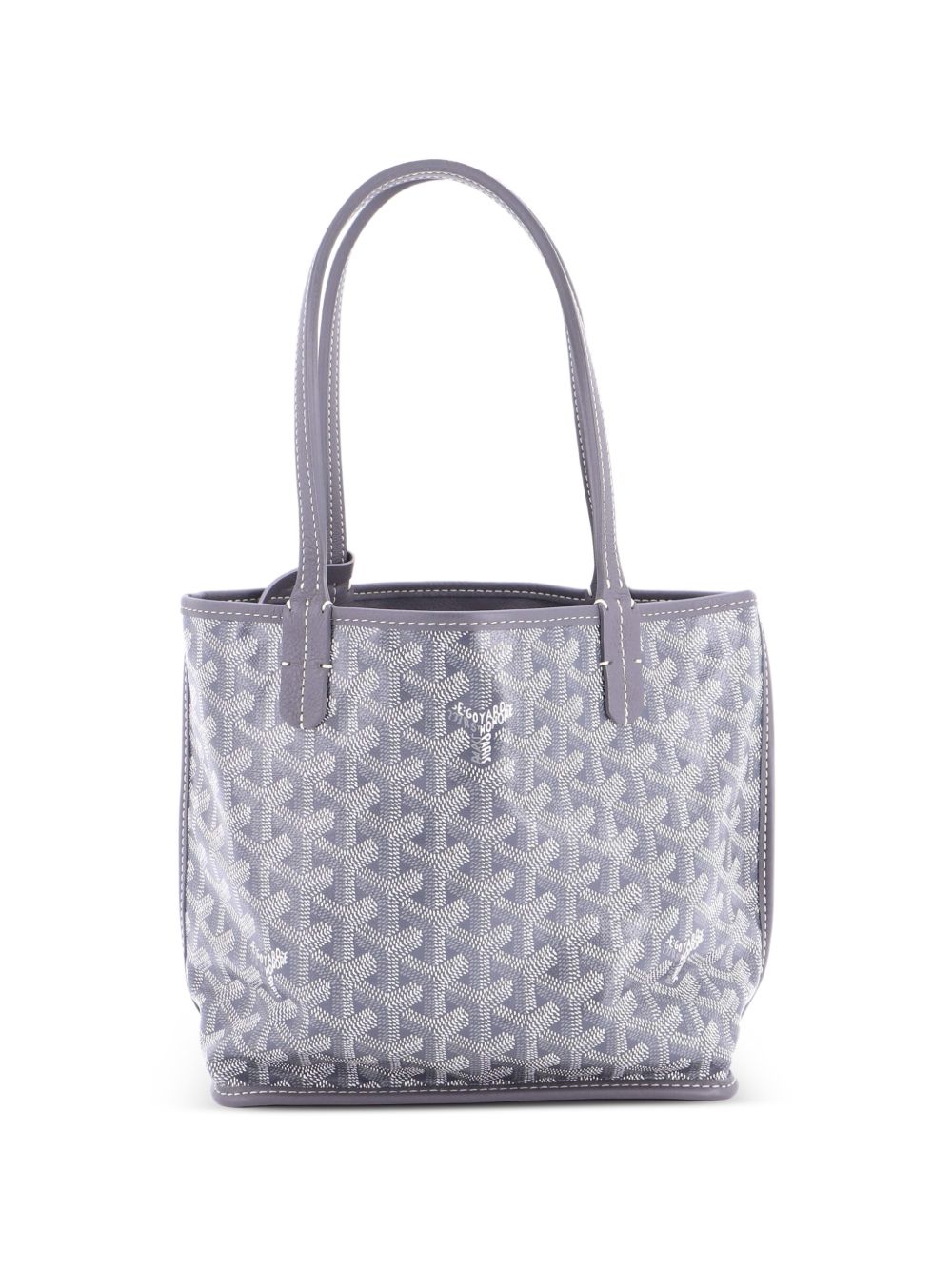 Anjou Reversible Tote Coated Canvas Mini satchel