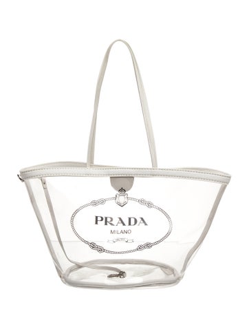PVC Canapa Trimmed Plexi Tote