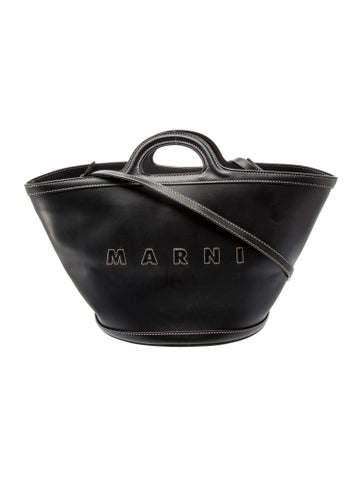 Marni Leather Top Handle Bag Medium