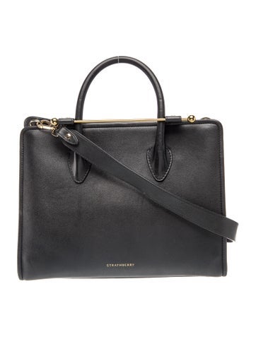 Leather Top Handle Bag