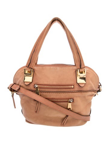 Leather Top Handle Bag