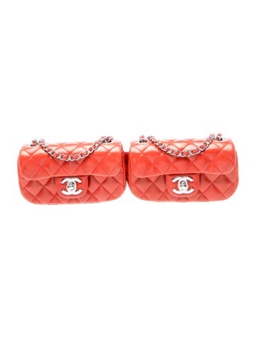 Mini Twin Flap Bag