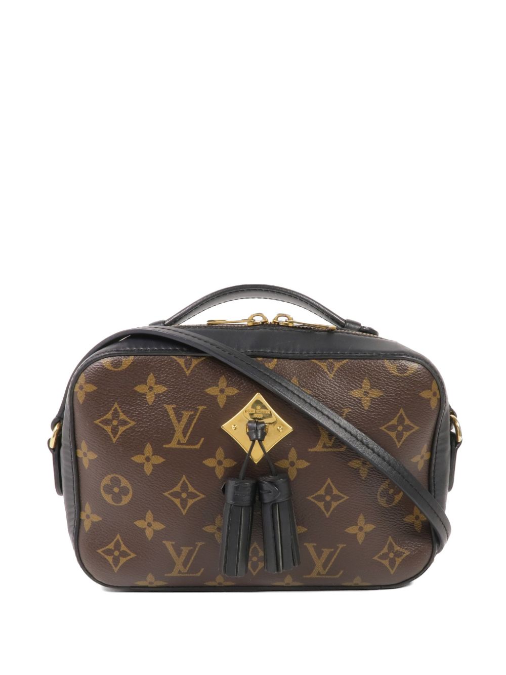 Saintonge Monogram canvas satchel