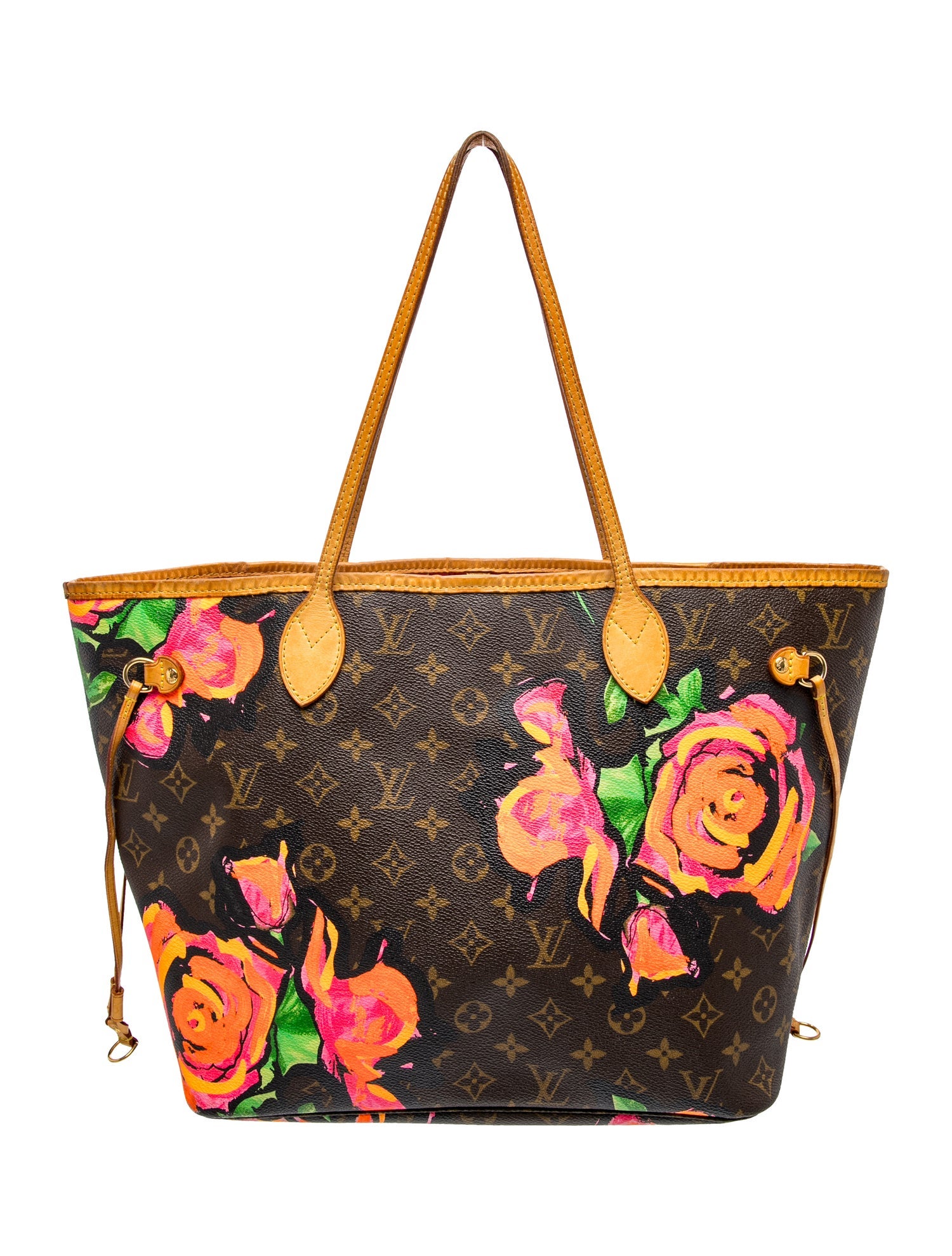 LV Monogram Roses Neverfull GM