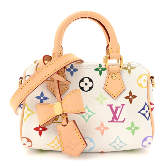 Louis Vuitton LV X TM Monogram Multicolor Nano Speedy White