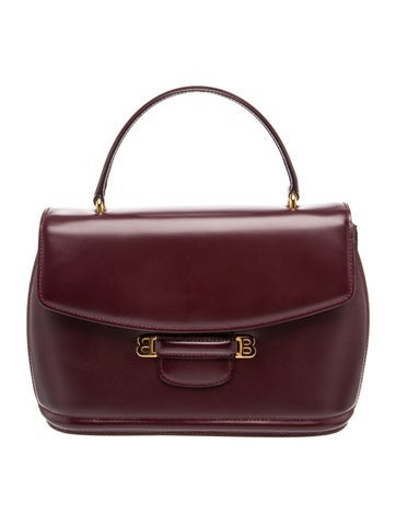 Leather Top Handle Bag