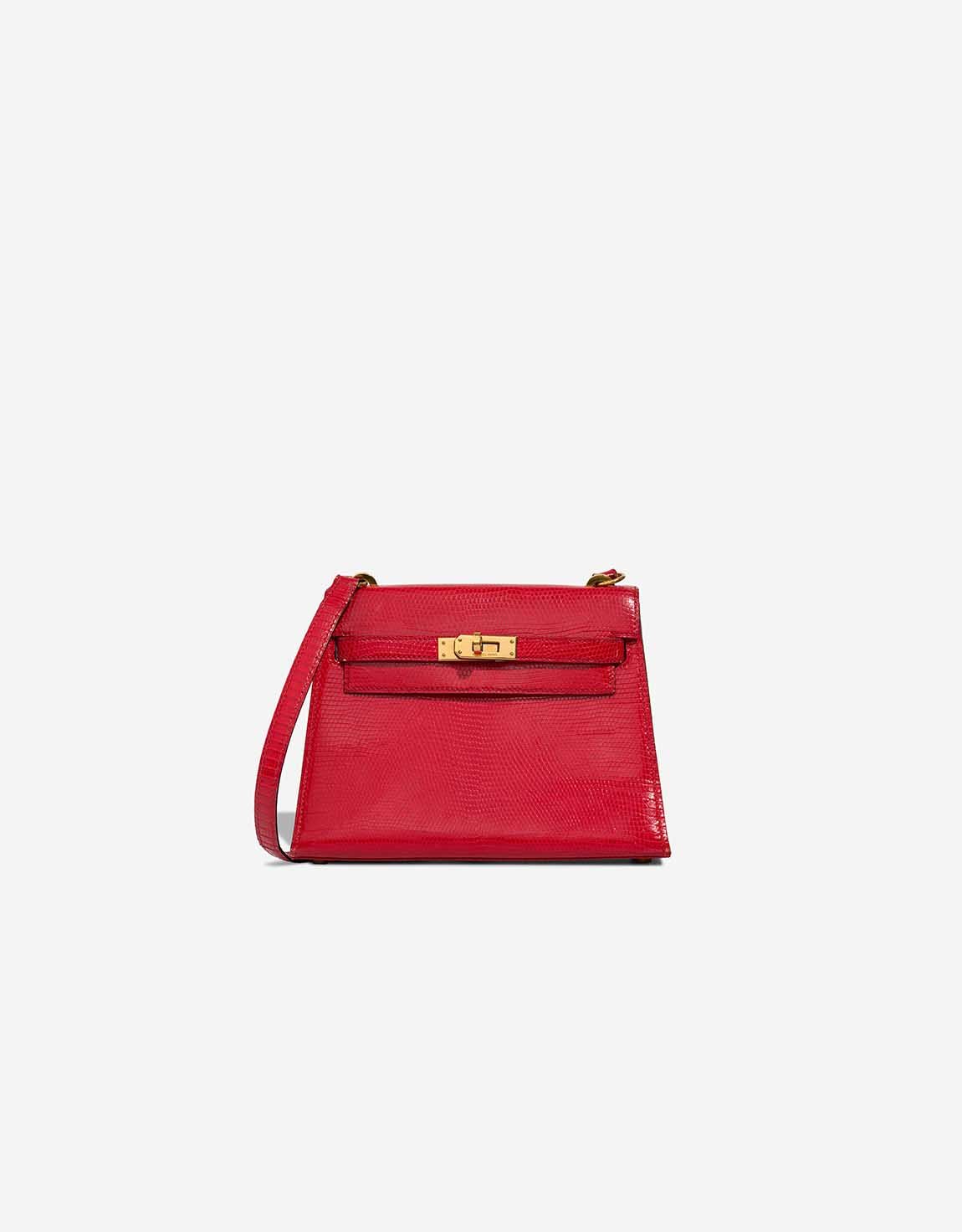Hermes 
		Kelly Mini Lizard Rouge Vif    