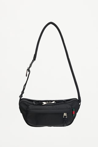 FW 2024 Nylon Logo Crossbody Bag