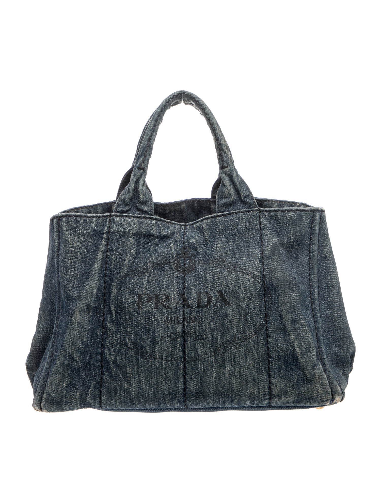 Enameled Metal Triangle Top Handle Bag