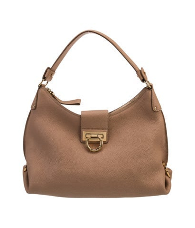 Salvatore Ferragamo Ferragamo Leather Hobo