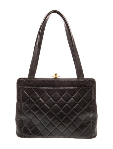 Quilted Frame Shoulder Bag