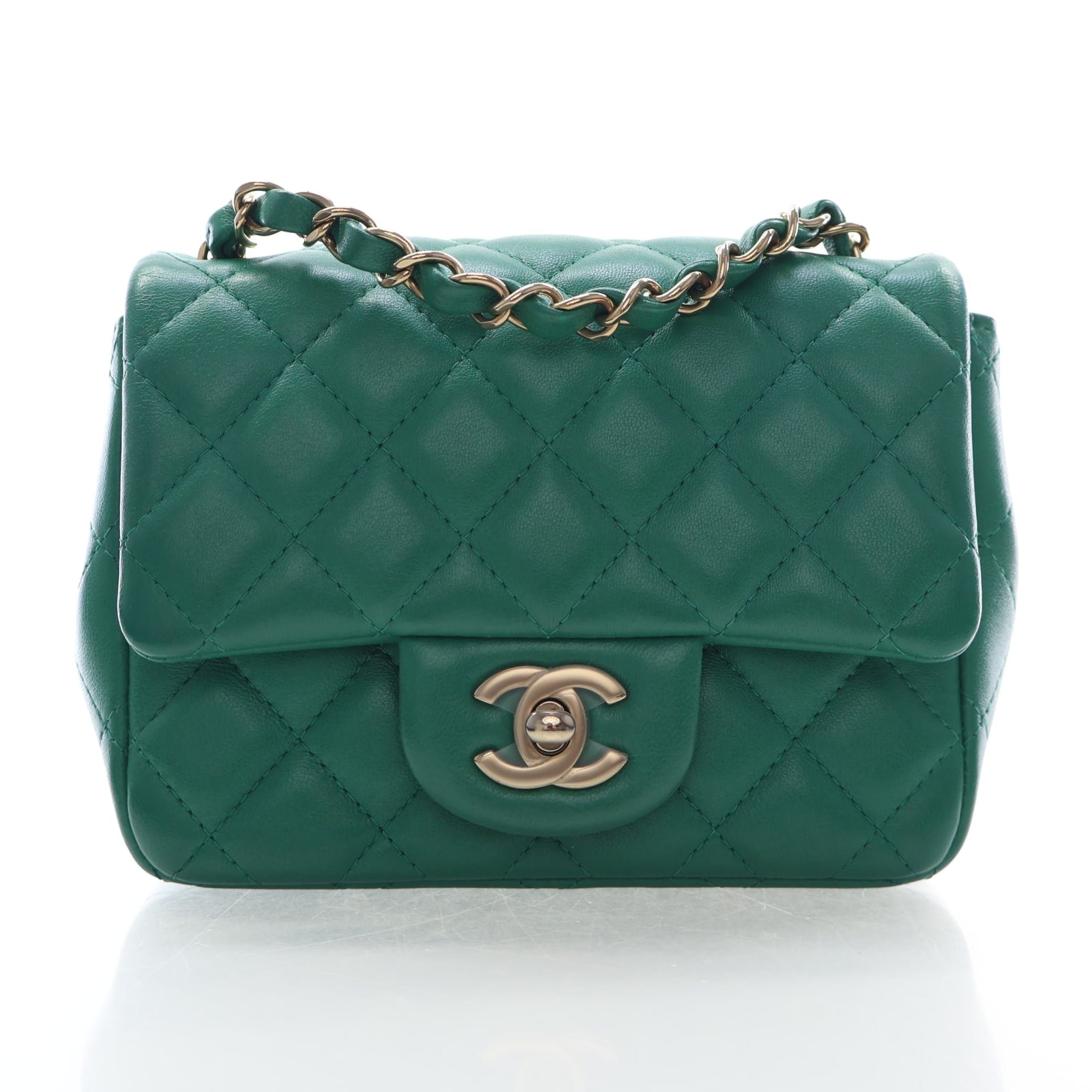 Chanel Mini Lambskin Square Flap Bag