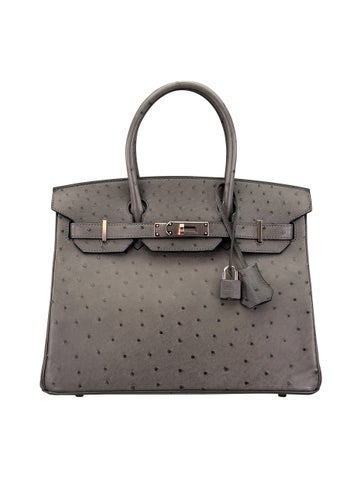 Hermes Ostrich Birkin 30