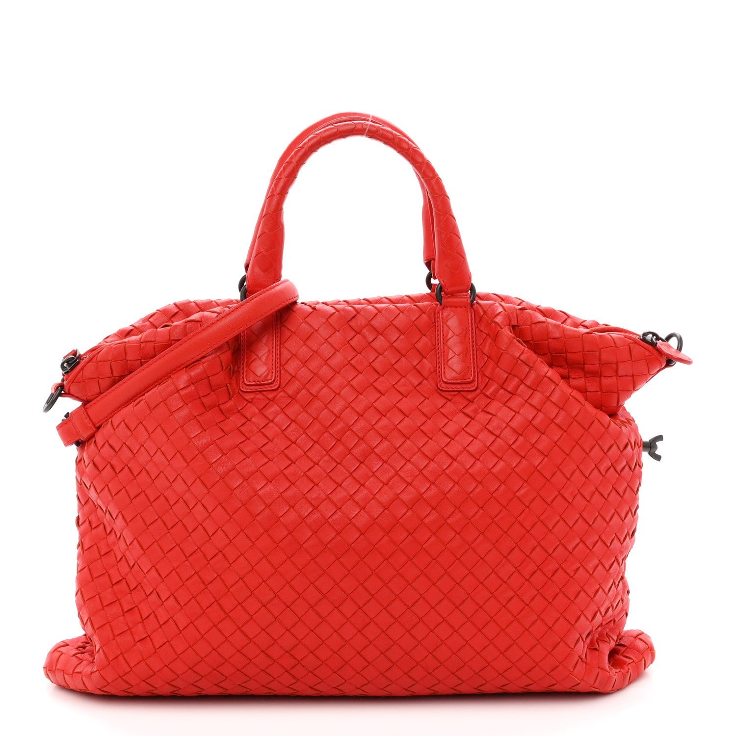 Bottega Veneta Nappa Intrecciato Medium Convertible Tote Vesuvio